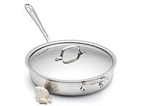All-Clad 3 QT Stainless Saute Pan with Lid $204.99